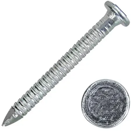 Гвозди ершеные с конической головкой оцинкованные 3,5х30