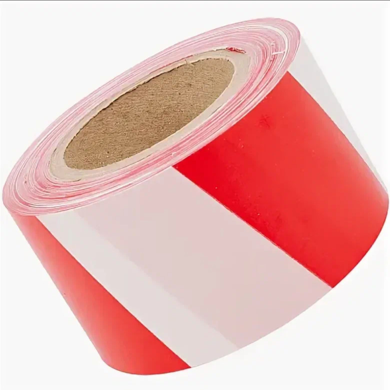 Лента сигнальная для ограждений 48ммх100мх40мкм арт.009102282014 любое кол-во свой склад доставка