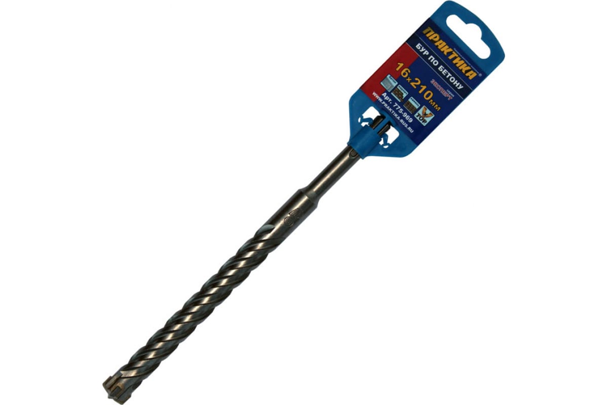 Бур SDS+ 16х210 мм Практика Х-тип 