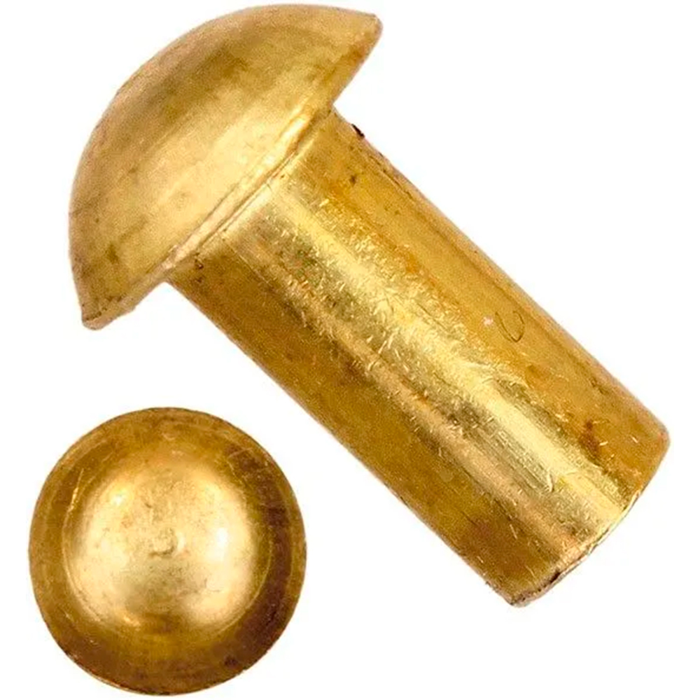 Заклепка под молоток 3,0х25 DIN 660 латунь