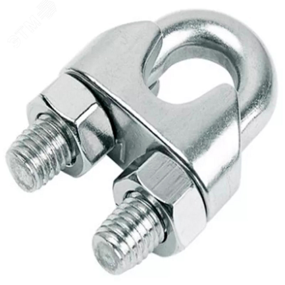 Зажим для троса с2мя гайками 13мм АРТ 9074 А4