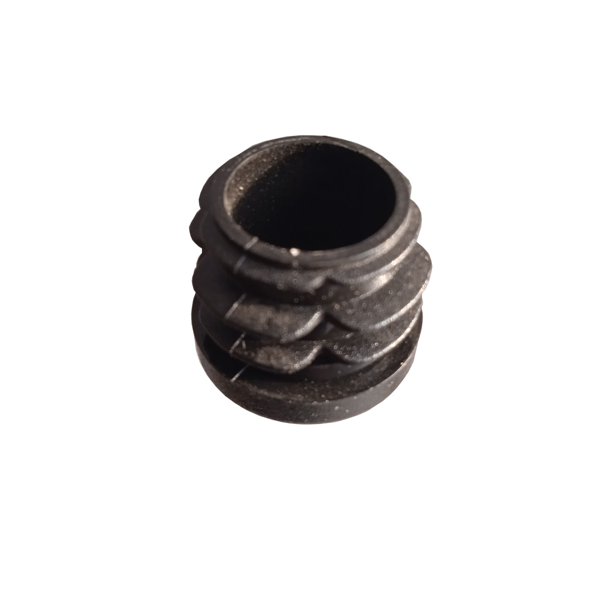 Заглушка круглая д.25 практичная черная RAL 9017 3