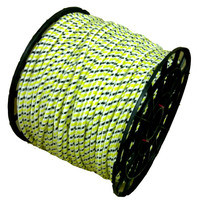 Канат шнур  полипропиленовый плетеный 10 мм 16 прядный сердечник