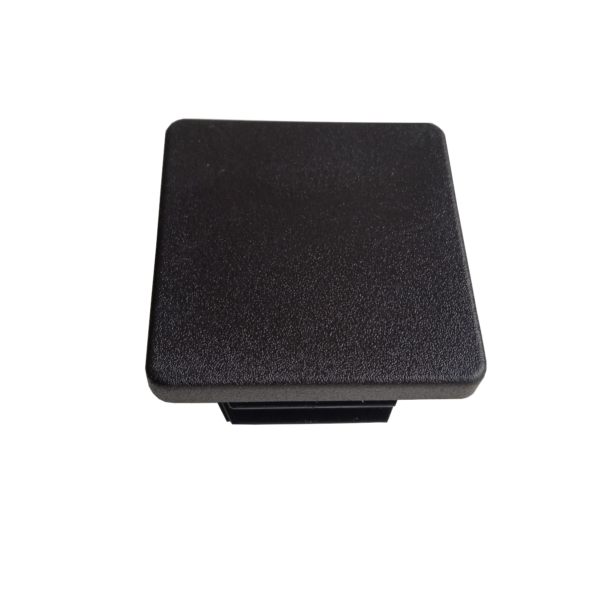 Заглушка квадратная 40х40 пластиковая практичная черная RAL 9017 стенка 1,5-4,0мм  2