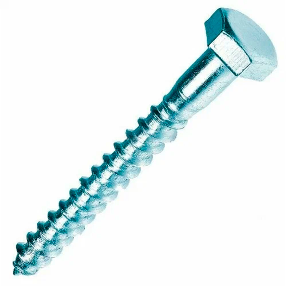 Шуруп-глухарь ш.гр.гол. оцинк. 8х80 DIN 571 A2