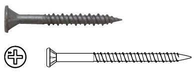 Шуруп для влагостойких панелей SN 4,2х39 мм Гарпун (1000 шт) опт розница свой склад доставка РФ