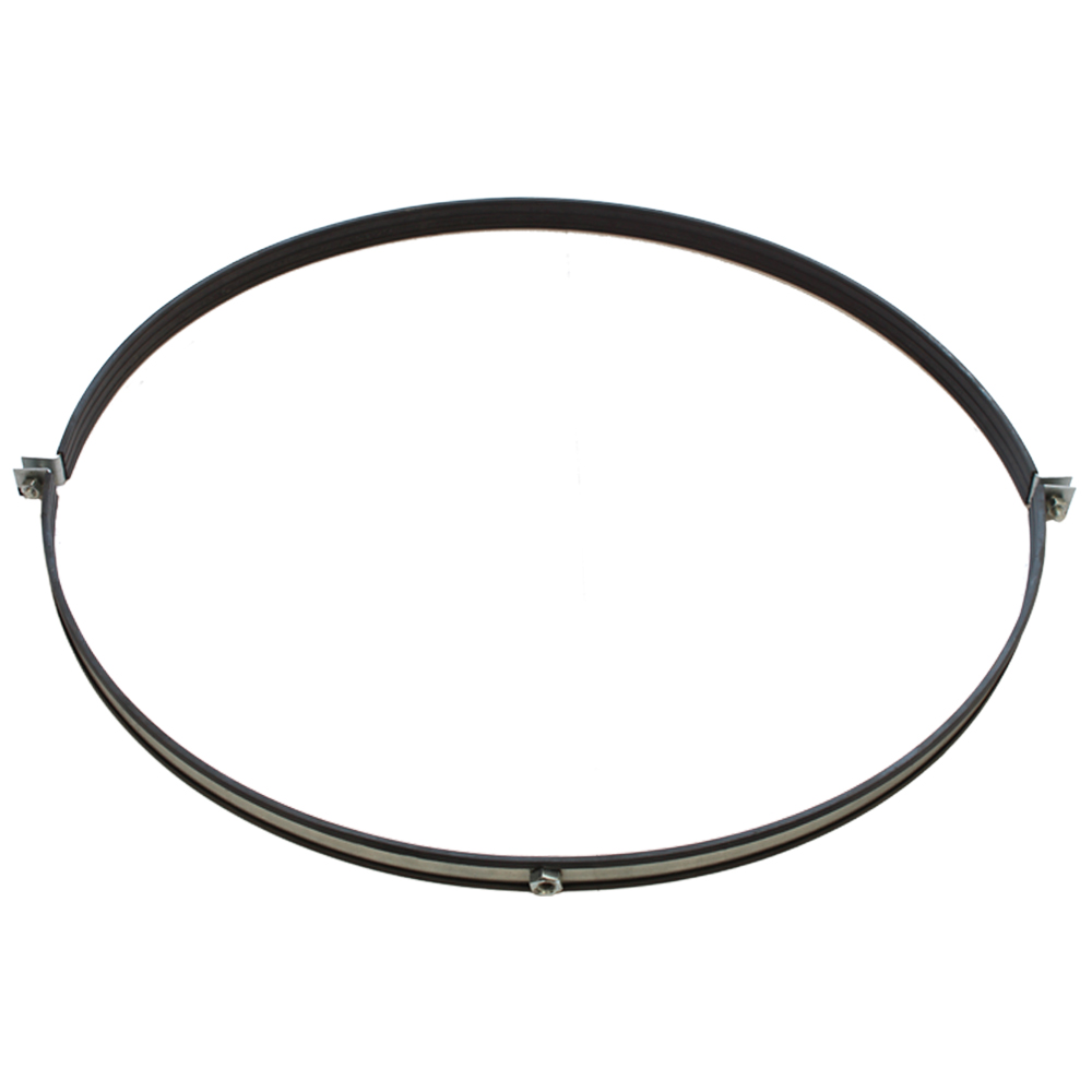 Хомут для воздуховода с резиновым профилем М10 630мм