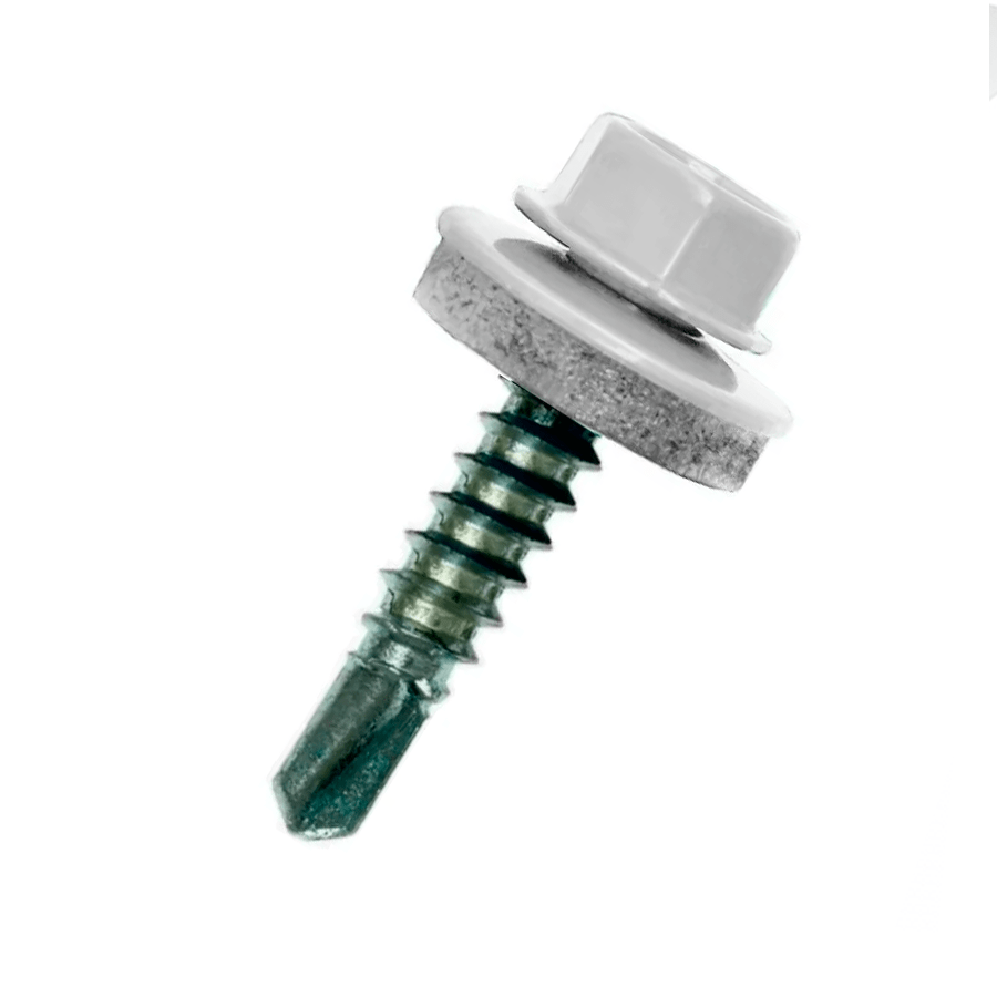 Саморез кровельный 6,3х25 RAL 9003 сигнально белый опт и розница низкая цена склад Краснодар