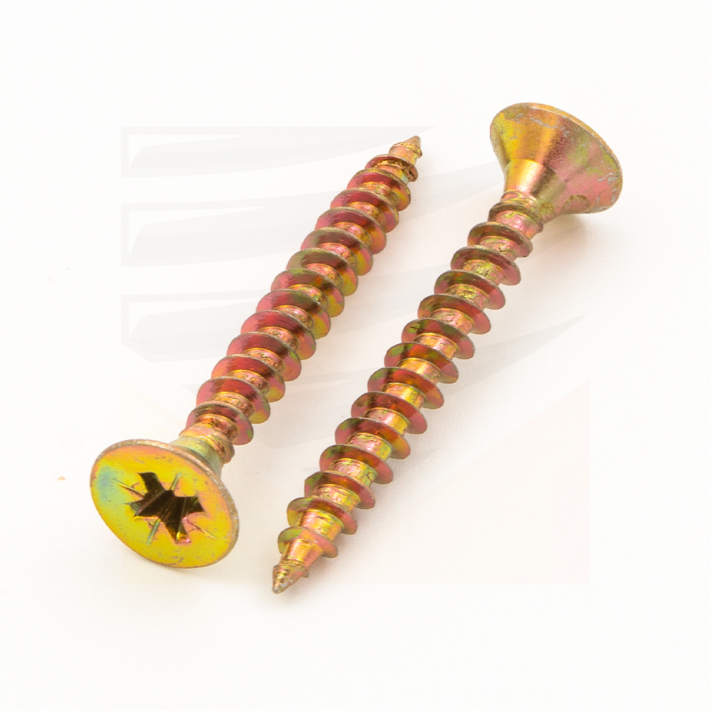 Шуруп 5,0х40 мм желтый цинк SG (упаковка 500 шт)