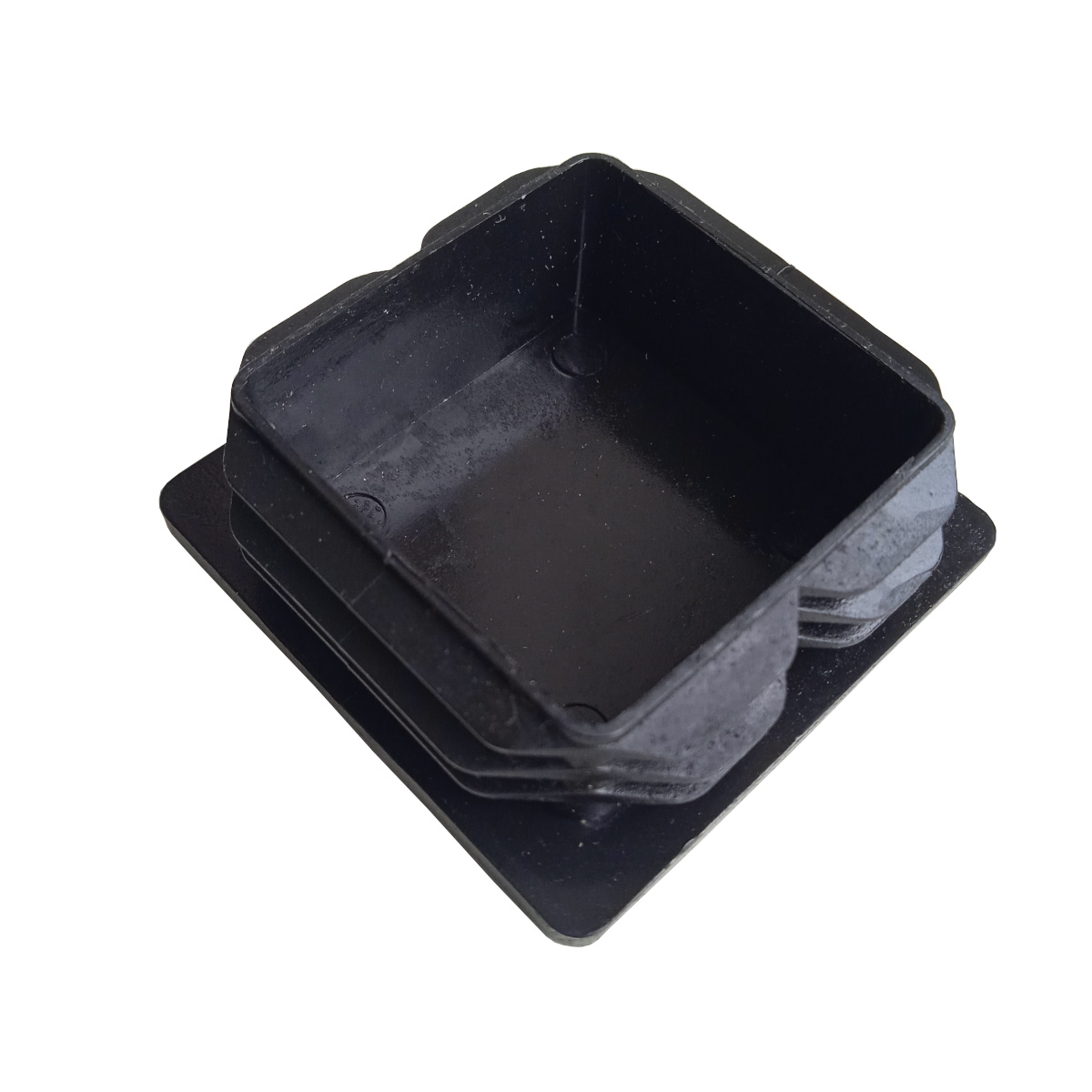Заглушка квадратная 80х80 пластиковая практичная черная RAL 9017 3