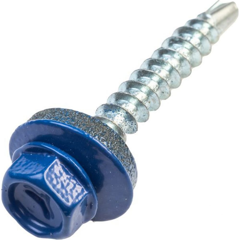 Саморез кровельный 5,5х51 RAL 5005 ярко-синий свой склад от производителя низкие цены