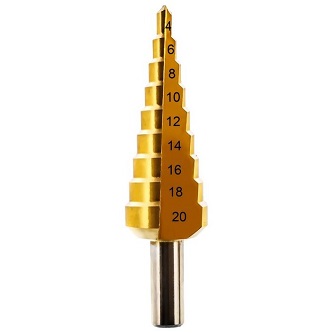 Сверло Практика ступ. 4-20 мм шаг 2 мм
