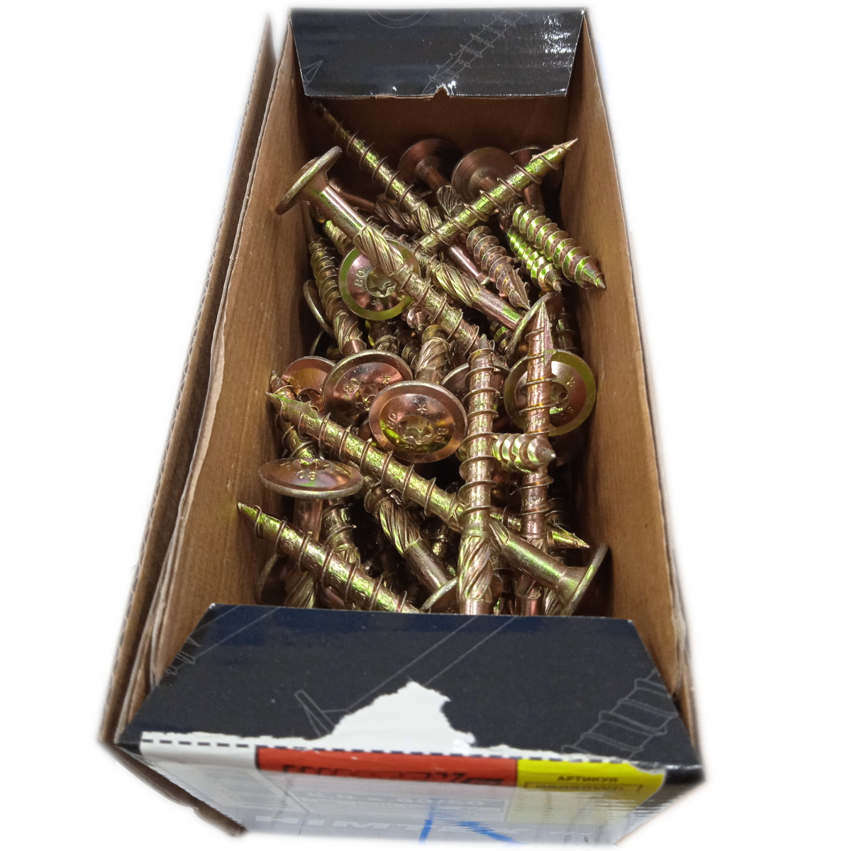 Шуруп по дереву полусфер. гол. конструкционный 8х80 Torx 40 HIMTEXfix 2