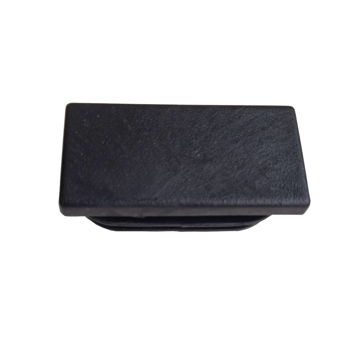 Заглушка прямоугольная 20х40 пластиковая декоративнаячерная RAL 9017 2