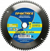Диск пильный 305х30 80 зуб по ламинату Практика
