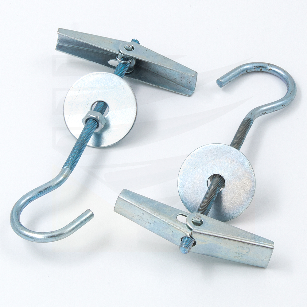 Дюбель складной пружинный с крючком М3х100 (100шт)