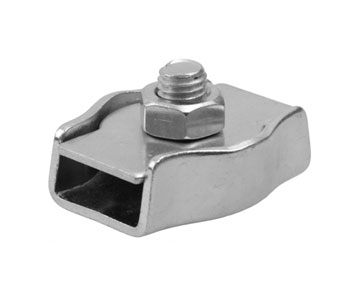 Зажим для ст.канат. одинарный М6 Зажим для ст.канат. одинарный М6 Зажим для ст.канат. одинарный М6 З