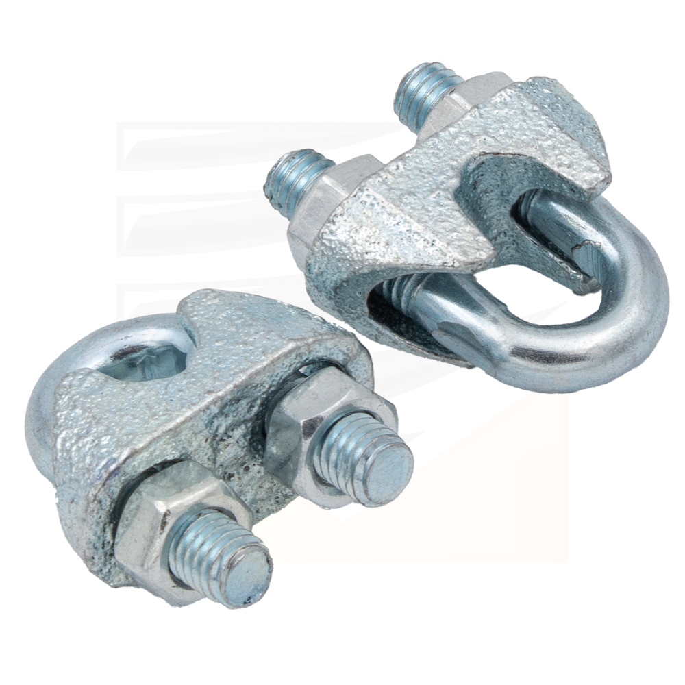 Зажим для троса с2мя гайками 6мм АРТ 9074 А4