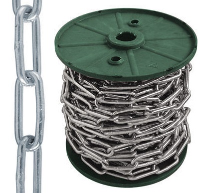 длинная цепь звенья овальнаяЦепь длиннозвенная 12 мм DIN763