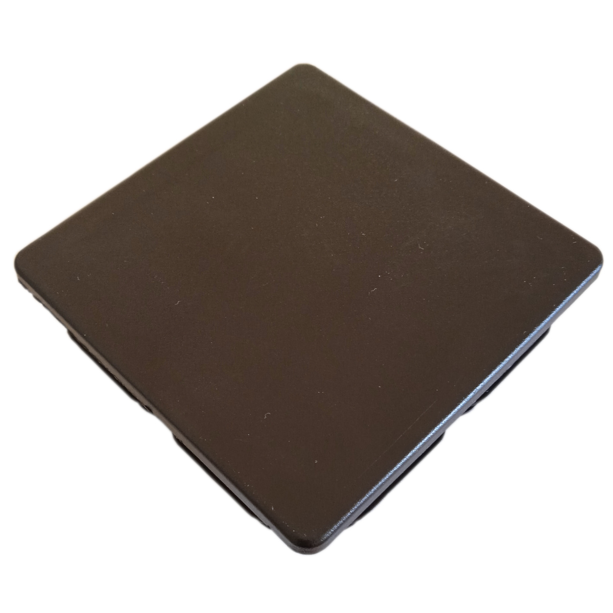 Заглушка квадратная 100х100 пластиковая практичная черная RAL 9017 любое кол-во свой склад Краснодар