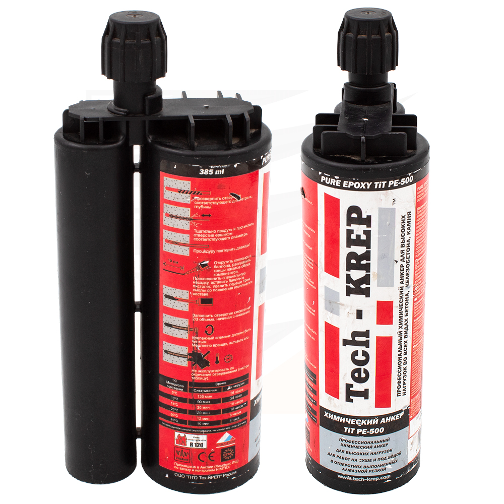 Химический анкер EASF 300 мл. эпокси-акрилатный для любого бетона,кирпича+1 насадка Tech-KREP 