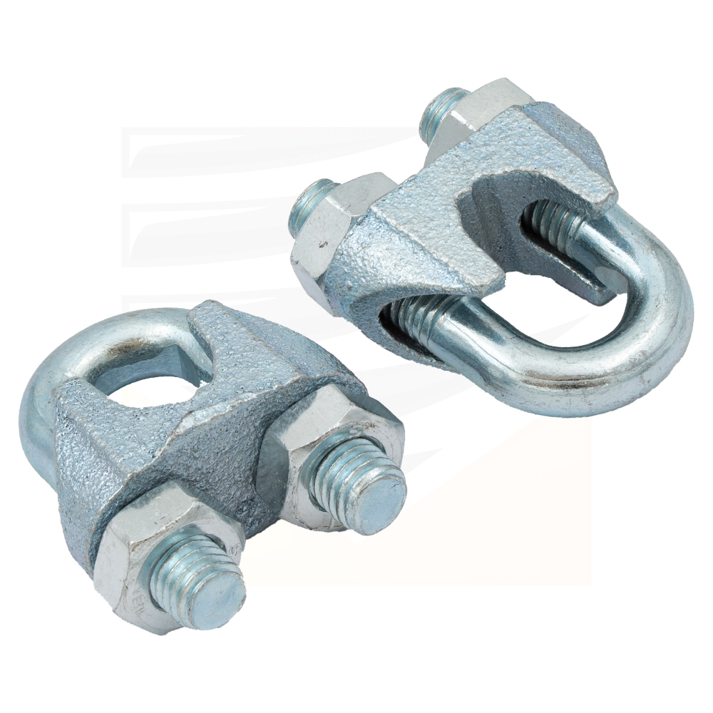 Зажим для троса с2мя гайками 13мм АРТ 9074 А4