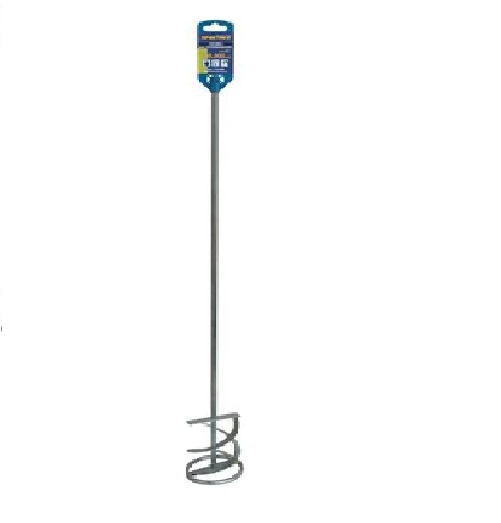 Насадка для перемешивания Практика 100х600 мм, хвостовик HER 10 гипс, клей д/плитки