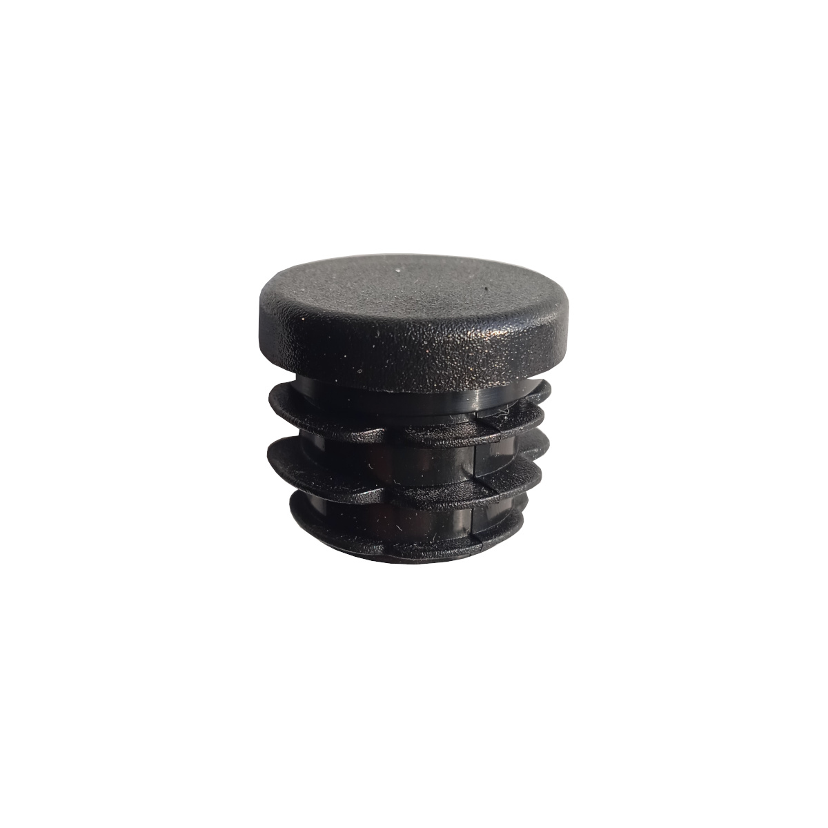 Заглушка круглая д.25 практичная черная RAL 9017 свой склад Краснодар доставка по РФ