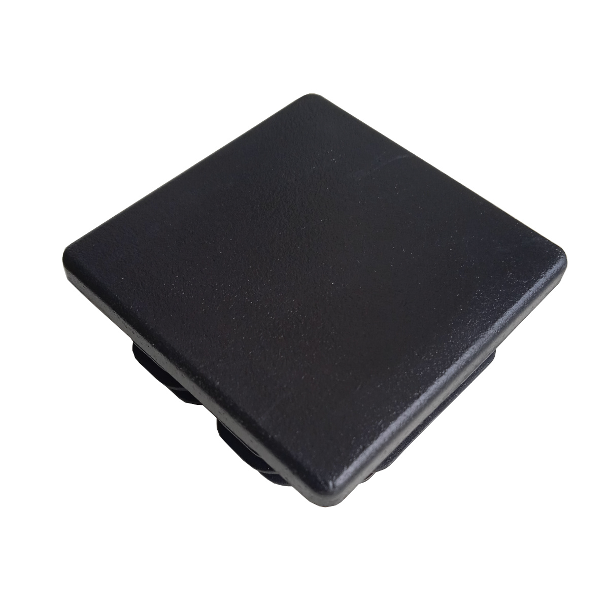 Заглушка квадратная 80х80 пластиковая практичная черная RAL 9017 2